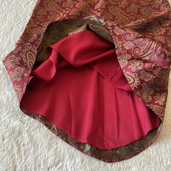 Xscape paisley formal maxi skirt size 8 - Picture 6 of 16